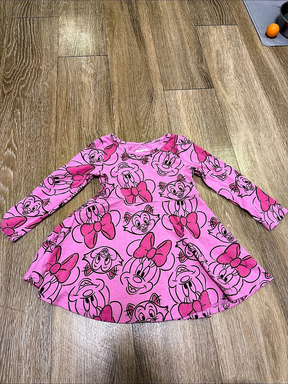 Disney Minnie Mouse Floral Dress Size 2T Like New